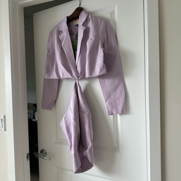 Farm Rio Lilac Cut Out Blazer - Picture 8 of 9
